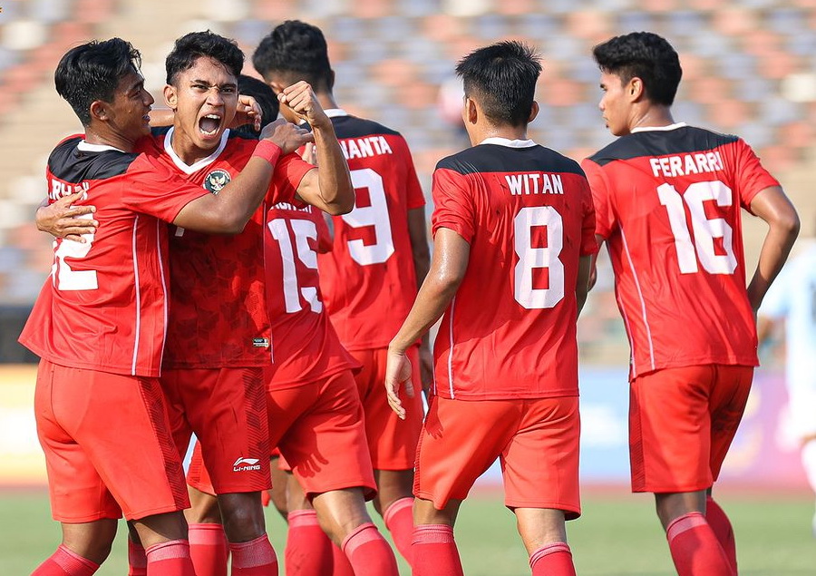 Indonesia 5-0 Myanmar (Instagram @pssi)